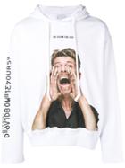 Ih Nom Uh Nit Bowie Logo Hooded Sweatshirt - White
