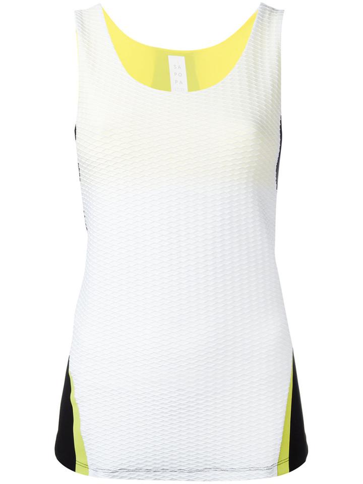 Sàpopa Tank Top, Women's, Size: Medium, White, Polyamide/spandex/elastane