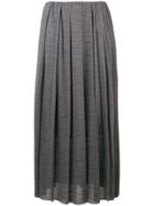 Fabiana Filippi Midi Pleated Skirt - Grey