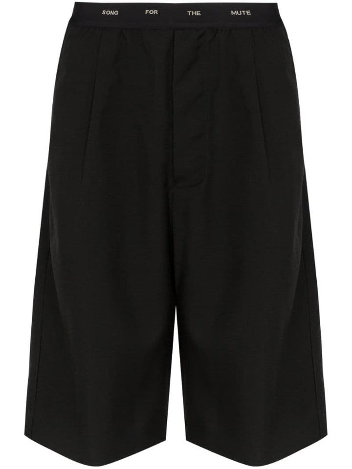 Song For The Mute Logo-band Shorts - Black