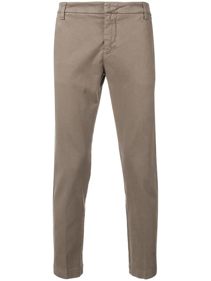 Entre Amis Cropped Trousers - Neutrals