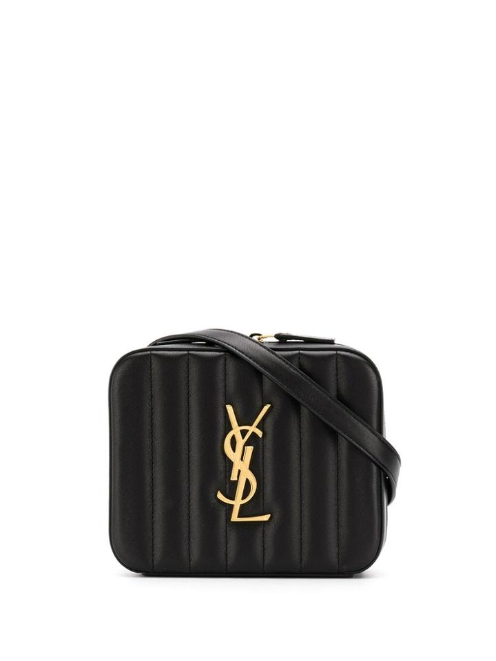 Saint Laurent Quilted Belt Bag - Black