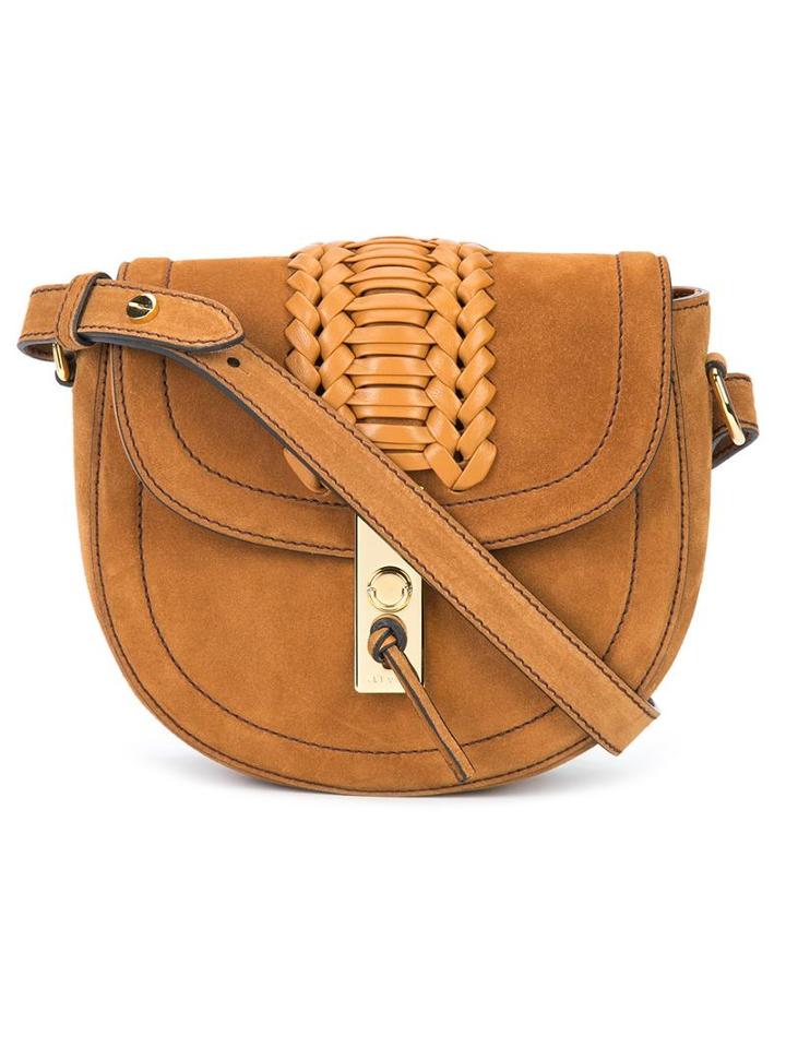 Altuzarra Mini 'ghianda' Saddle Bag, Women's, Brown, Suede