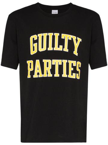 Wacko Maria Slogan Print T-shirt - Black