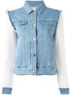 Each X Other - Hybrid Denim Jacket - Women - Cotton - Xs, Blue, Cotton