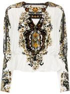 Mary Katrantzou Mary K Marianne Vlvt Top Vn Ls - Black