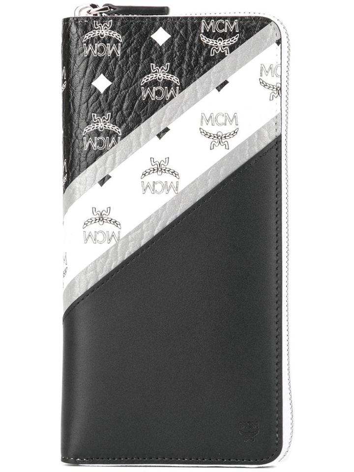 Mcm Colour Block Wallet - Black