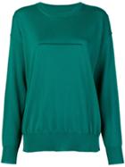 Mm6 Maison Margiela Seam Detail Sweatshirt - Green