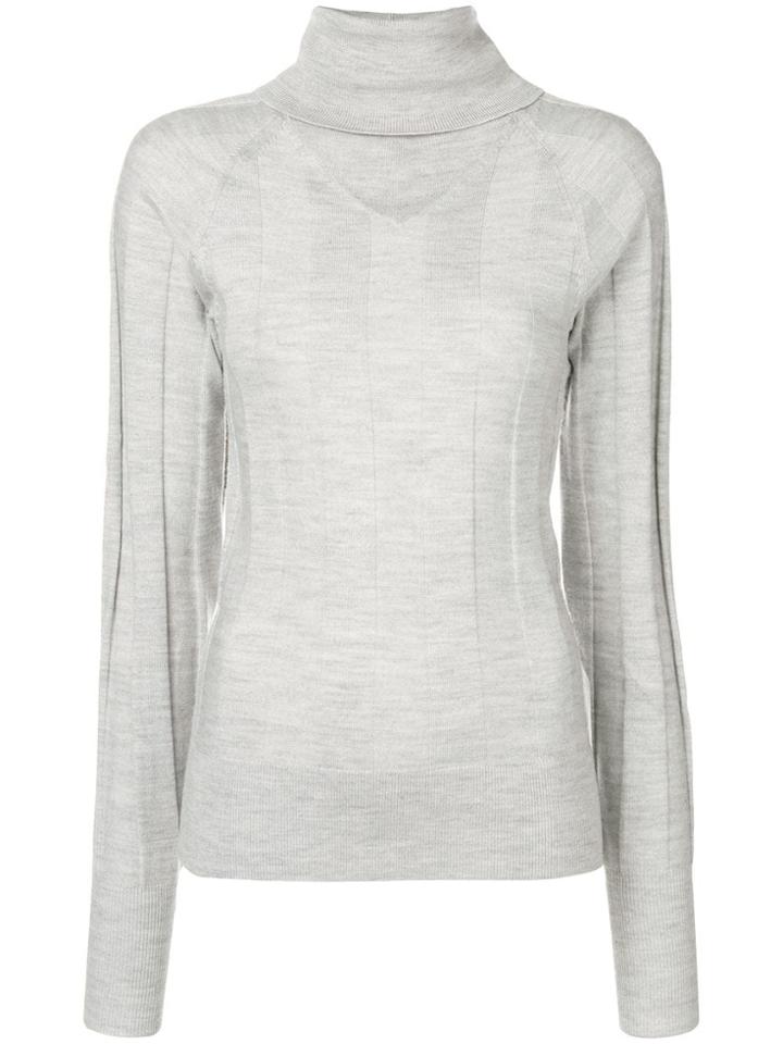 Joseph Turtleneck Top - Grey