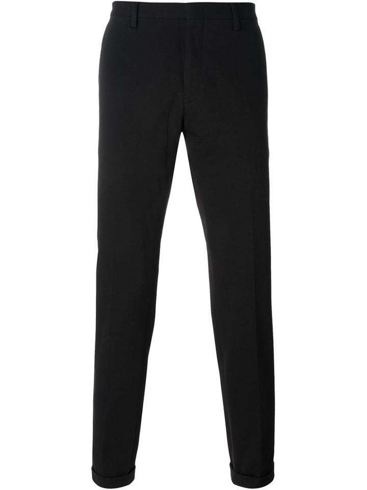 Paul Smith Slim Fit Trousers, Men's, Size: 34, Black, Cotton