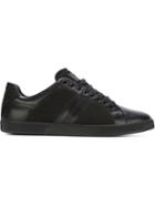 Boss Hugo Boss Panelled Sneakers, Men's, Size: 10, Black, Leather/rubber