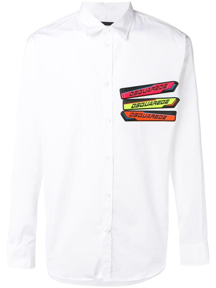 Dsquared2 Logo Shirt - White