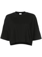Re/done Cropped Flared T-shirt - Black