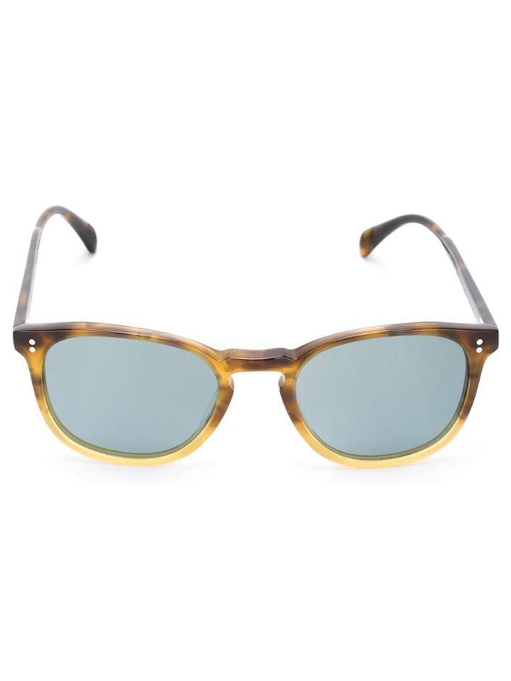 Oliver Peoples 'sir Finley' Sunglasses - Brown