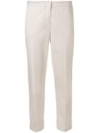 Fabiana Filippi Cropped Straight Leg Trousers - Nude & Neutrals