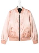 Calvin Klein Kids Classic Bomber Jacket - Pink