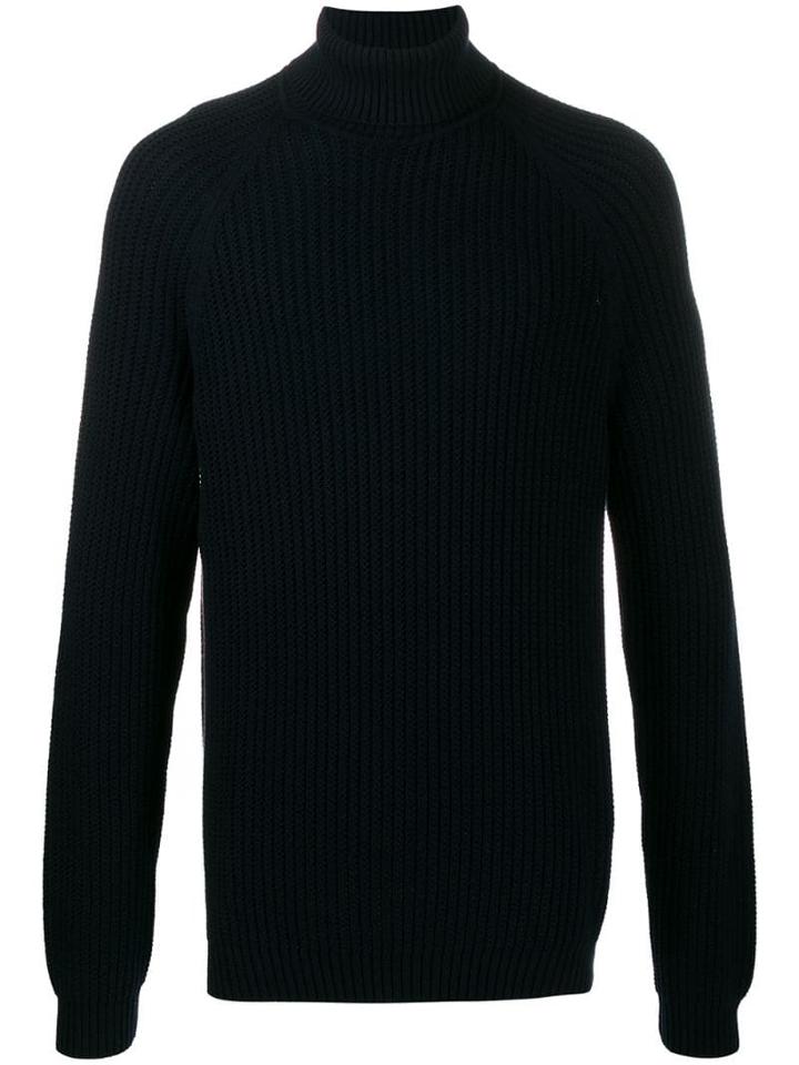 Boss Hugo Boss Roll Neck Sweater - Blue