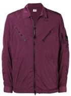 Cp Company Lightweight Overshirt Jacket - Pink & Purple