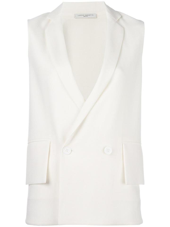Lucio Vanotti Tailored Loose-fit Vest - White