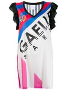 Gaelle Bonheur Branded T-shirt Dress - Black