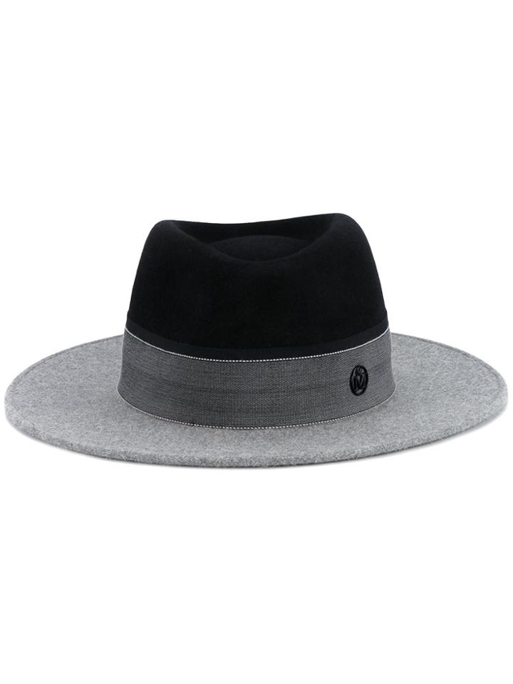 Maison Michel 'thadee' Fedora - Grey