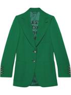 Gucci Peaked Lapel Jacket - Green
