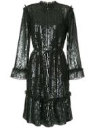 Needle & Thread Sequinned Midi Dress - Black