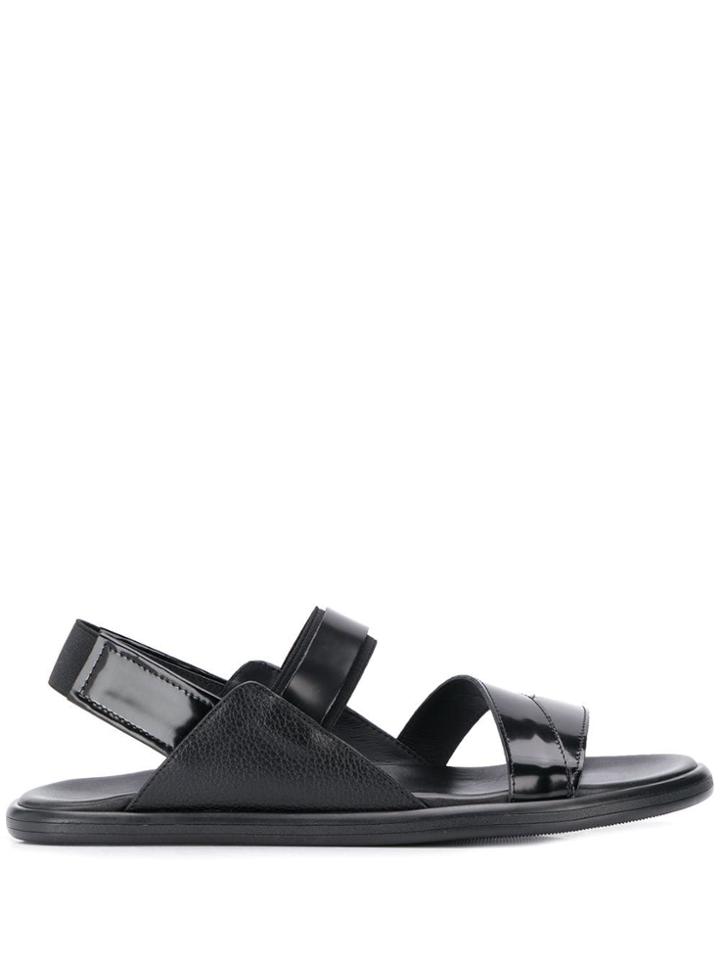 Leqarant Slingback Open-toe Sandals - Black