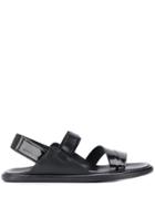 Leqarant Slingback Open-toe Sandals - Black