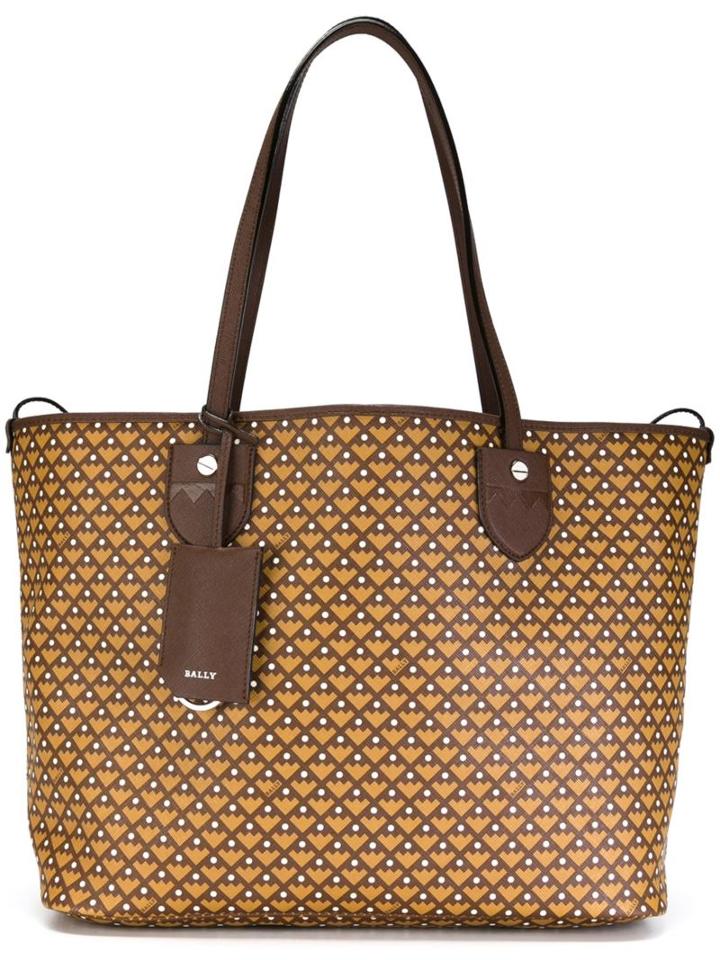 Bally Medium 'bernina' Tote, Women's, Yellow/orange