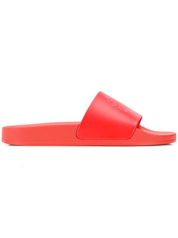 Stella Mccartney Stella Logo Slides - Red