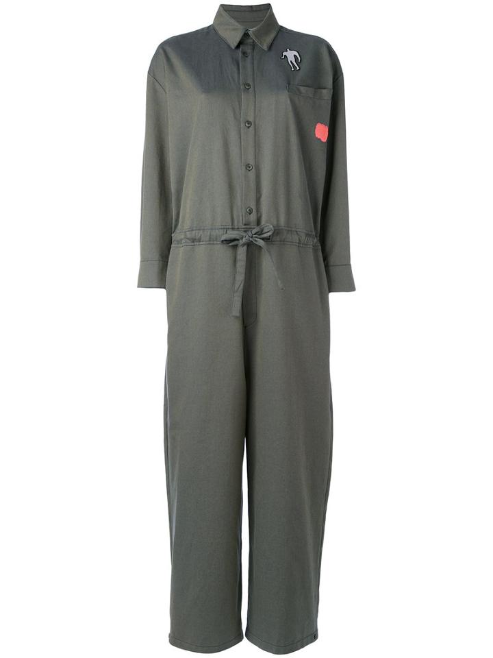 Reality Studio - Noss Jumpsuit - Women - Cotton - S, Green, Cotton
