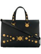 Versace Medusa Medal Tote - Black