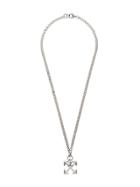 Off-white Arrow Pendant Necklace - Silver
