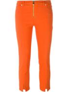 Versace Cropped Jeans, Women's, Size: 27, Yellow/orange, Cotton/spandex/elastane/spandex/elastane