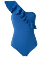 Clube Bossa Siola Ruffle Swimsuit - Blue