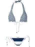 Dolce & Gabbana Striped Bikini - Blue