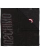 Moschino Logo Scarf - Black