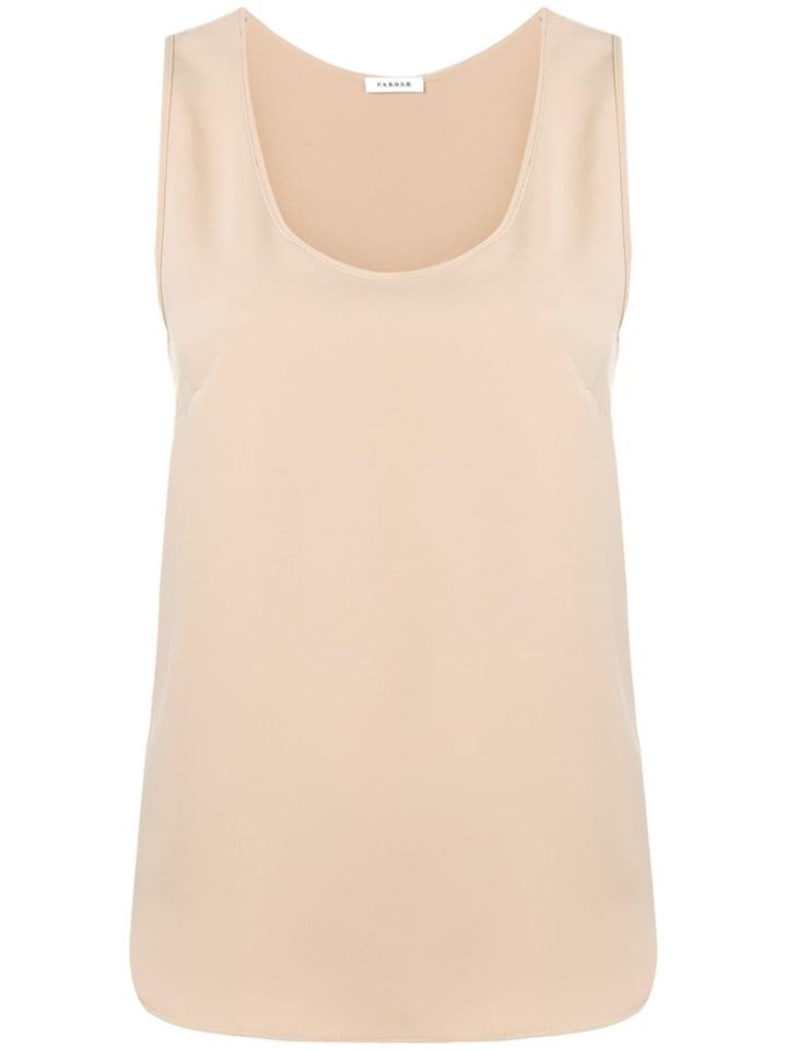 P.a.r.o.s.h. Scoop Neck Tank Top - Neutrals