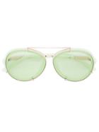 3.1 Phillip Lim Round Sunglasses - Green