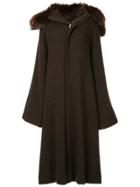 Yohji Yamamoto Vintage Oversized Hooded Coat - Brown