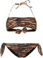 Moschino Tiger Print Bikini Set - Multicolour