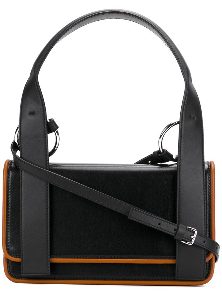 Marni Colour Block Shoulder Bag - Black