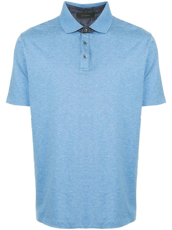 D'urban Button Polo Shirt - Blue