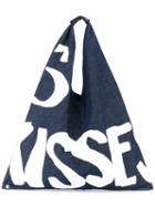 Mm6 Maison Margiela - Triangle Tote - Women - Cotton/polyester - One Size, Blue, Cotton/polyester