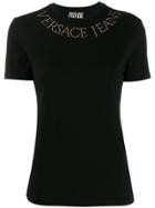 Versace Jeans Couture Studded Logo Sweatshirt - Black