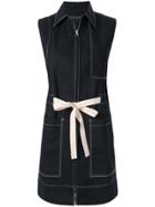 Lee Mathews Zip-up Dress - Blue