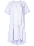 Rochas Striped Dress - Blue