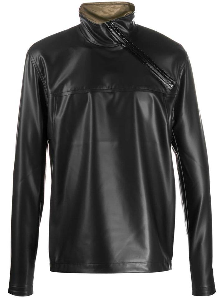 Acne Studios Zipped Pullover Jacket - Black