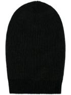 Rick Owens Knit Beanie, Men's, Grey, Polyamide/cashmere/wool